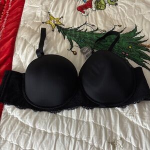 Torrid Black Lace Trim Bra